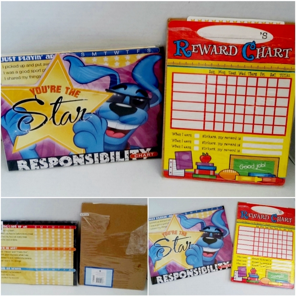 Children's Responsibility & reward chart "New"
